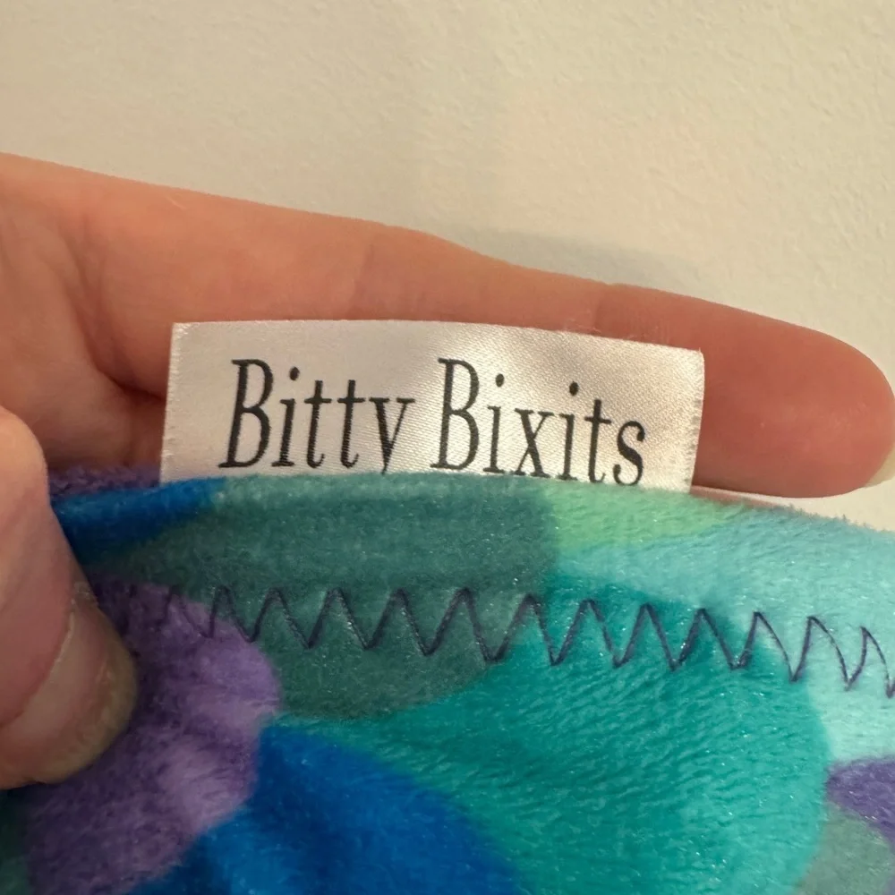 Purple Textured Personalized Blanket with Blue and Green Accents